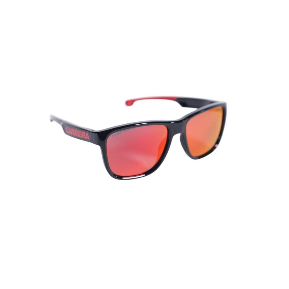Carrera x Ducati Square Lightweight Sunglasses - Black Frame/Red Mirrored - NWT